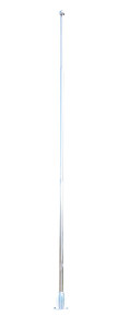 Vestil Stainless Steel Flagpole - 25 Ft. Height - Silver