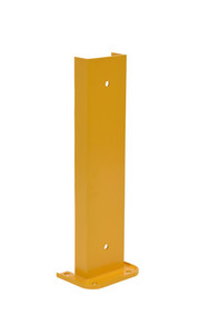 Vestil Steel Structural Rack Guard - 24-1/4 In. x 6 In. x 19 In. - Yellow