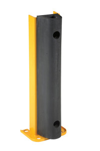Vestil Steel Structural Rack Guard - 7-3/4 In. x 8-1/16 In. x 24-1/4 In. - Yellow