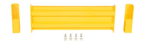 Vestil Steel 2 Ribbed Drop In Style Guard Rail - 30 In Length - Yellow