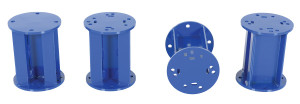 Vestil Factory Installed Steel Stationary Legs Kit Quantity - 4 For Fixed Height Aluminum Gantry Cranes