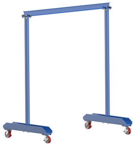 Vestil Steel Portable Work Area Gantry Crane - 81-1/2 In. x 47-3/4 In. x 94 In. 1,000 lb - Blue