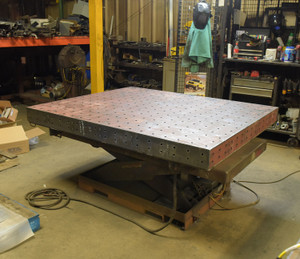 Vestil Steel Fabrication Fixture Table Top - 48 In. x 60 In. Unpainted