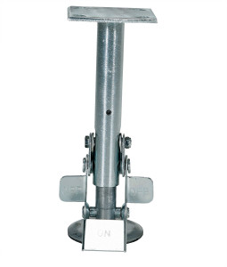 Vestil Steel Floor Lock - 9-1/2 to 10-1/8 In. Height - Silver