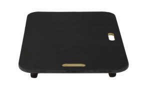 Vestil Fiber Wood Dolly with Rubber Casters - 24 In. x 36 In. 600 lb - Black