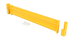 Vestil Steel 2 Ribbed Drop In Style Guard Rail - 54 In. Length - Yellow