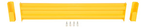 Vestil Steel 2 Ribbed Drop In Style Guard Rail - 54 In. Length - Yellow