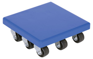 Vestil Steel Heavy Duty Flush Top Dolly - 16 In. x 16 In. 8,000 lb - Blue