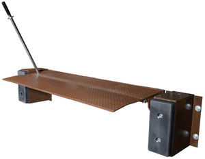 Vestil Steel Mechanical Edge-O-Dock Leveler - 72 In. Ramp Width 25,000 lb - Brown