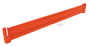Vestil Steel 2 Ribbed Drop In Style Guard Rail - 90 In. Length - Orange