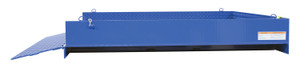 Vestil Steel Economical Portable Loading Platform - 54 In. x 54 In. 2000 lb - Blue