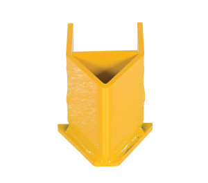 Vestil Steel Upright Rack Guard - 7 In. x 5 In. x 5 In. - Yellow