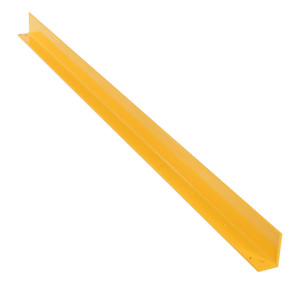 Vestil Steel Floor Safety Curb - 1/4 In. Thick 96 In. Long - Yellow