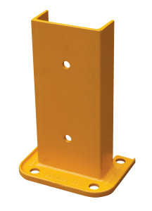 Vestil Steel Structural Rack Guard - 12-1/4 In. x 6 In. x 11 In. - Yellow