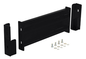 Vestil Steel 2 Ribbed Drop In Style Guard Rail - 18 In. Length - Black