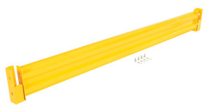 Vestil Steel 2 Ribbed Drop In Style Guard Rail - 90 In. Length - Yellow