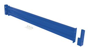 Vestil Steel 2 Ribbed Drop In Style Guard Rail - 78 In. Length - Blue