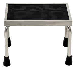 Vestil Stainless Steel Foot Stool - 11-1/4 In. x 15 In. x 11 In. 250 lb - Silver