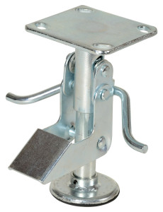 Vestil Economical Floor Lock - 6-3/4 to 7-3/4 In. Height - Silver