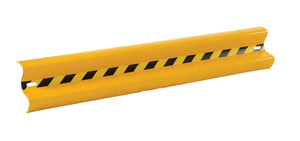 Vestil Steel Straight Guard Rail - 36 In Length - Yellow