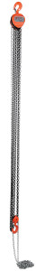 Vestil Steel Manual Chain Hoist - 15 Ft. Lift 4,000 lb - Orange