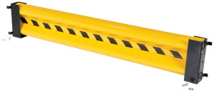Vestil Steel Drop In Guard Rail - 2 Ribbed 72 In. Length - Yellow