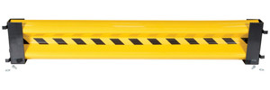 Vestil Steel Drop In Guard Rail - 2 Ribbed 72 In. Length - Yellow