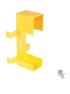 Vestil Steel Channel Drop In Guard Rail Mounting Bracket - 10-1/2 In. x 5-1/2 In. x 5-1/4 In. - Yellow
