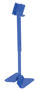Vestil Steel Hand Control Pedestal, - 26 Min 42 Max Height - Blue