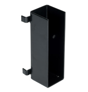 Vestil Steel U-Bracket For Drop In Guard Rail System - Black