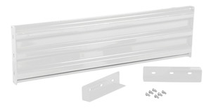 Vestil Steel 3 Ribbed Drop In Style Guard Rail - 53.875 In. Length - White