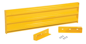Vestil Steel 3 Ribbed Drop In Style Guard Rail - 53.875 In. Length - Yellow