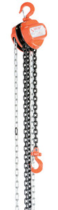 Vestil Steel Manual Chain Hoist - 20 Ft. Lift 1,000 lb - Orange
