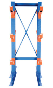 Vestil Steel Heavy Duty Cantilever Rack Kit with - 36 In. Arm Set 64,000 lb - Blue