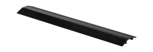 Vestil Aluminum Extruded Hose and Cable Crossover - 36 In. Length - Black