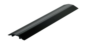 Vestil Aluminum Extruded Hose and Cable Crossover - 36 In. Length - Black