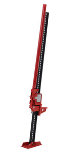 Vestil Cast Iron Heavy Duty Ratchet Farm Jack - 42 In. Raised Height 7,000 lb - Red