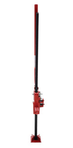 Vestil Cast Iron Heavy Duty Ratchet Farm Jack - 42 In. Raised Height 7,000 lb - Red