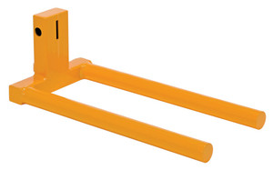 Vestil Steel Double Spindle Attachment For Hefti-Lift Models - 800 lb - Yellow
