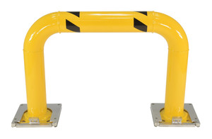 Vestil Steel Removable High Profile Rack Guard - 36 In. x 24 In. - Yellow