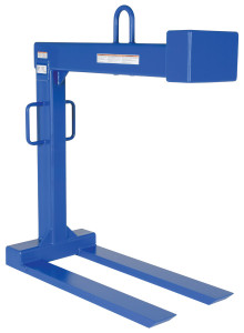 Vestil Steel Pallet Lifter - 48 In. Fork 6000 lb - Blue