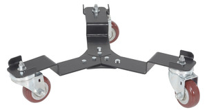 Vestil Steel Keg Transport Skate 18 in x 18 in x - 5 in 200 lb - Black