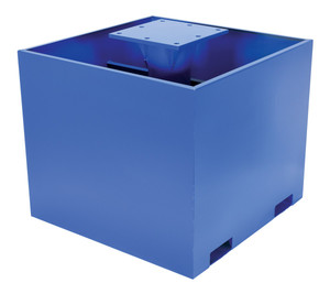 Vestil Steel Empty Concrete Base - 36 In. Height For JIB Crane Models - Blue