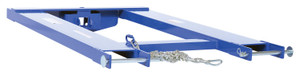 Vestil Steel Fork Truck Hook Base - 52 In. Length 4,000 lb - Blue