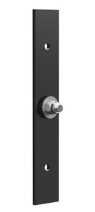 Vestil Steel Wall Mount Plate - 13 In. Height For Guard Rail Systems - Black