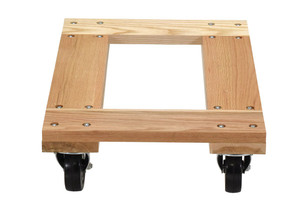 Vestil Hardwood Open Deck Dolly - 24 In. x 16 In. x 6-3/4 In. 1200 lb