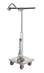 Vestil Partially Stainless Steel Hydraulic Post Table - 16 In. x 16 In. 200 lb - Silver