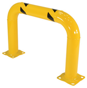 Vestil Steel High Profile Machinery and Rack Guard - 36 In. x 24 In. x 4 In. - Yellow