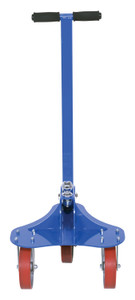 Vestil Steel Hitch Mover - 3 Wheel with 2 In. Ball Diameter 2000 lb - Blue