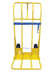 Vestil Steel Hand Truck Wide Load Pneumatic Wheels - 600 lb - Yellow